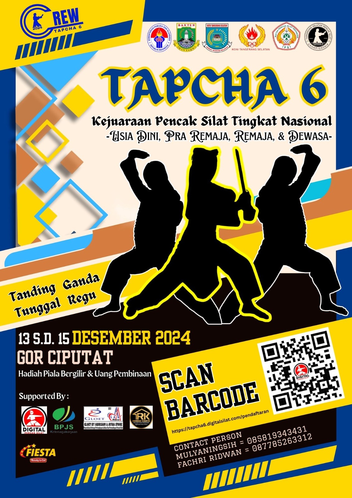 TANGERANG SELATAN PENCAK SILAT CHAMPIONSHIP (TAPCHA) KE - 6 TAHUN 2024